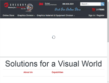 Tablet Screenshot of gregory1.com